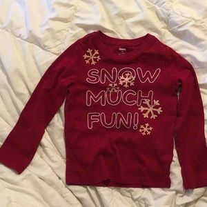 Long Sleeve “Snow Much Fun!” Girls shirt